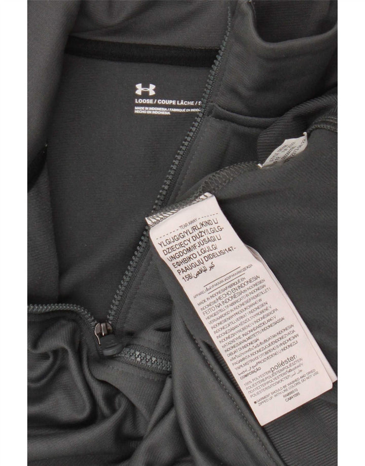 Under Armour Chaqueta de chándal para niños 11-12 años Grande Gris Poliéster