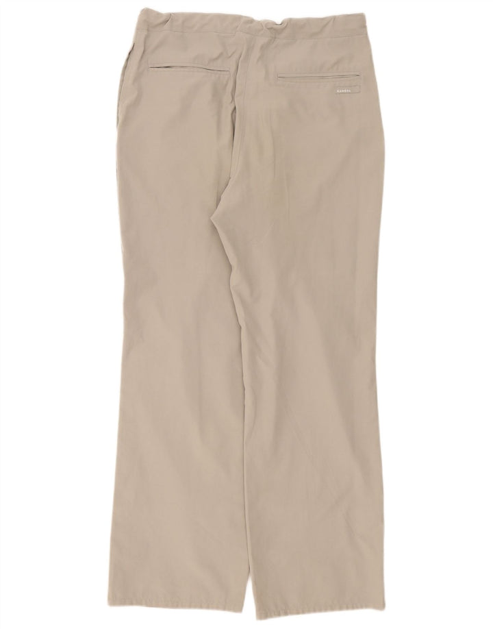 Pantalón Cargo Recto Kangol Hombre Grande W34 L30 Poliamida Gris