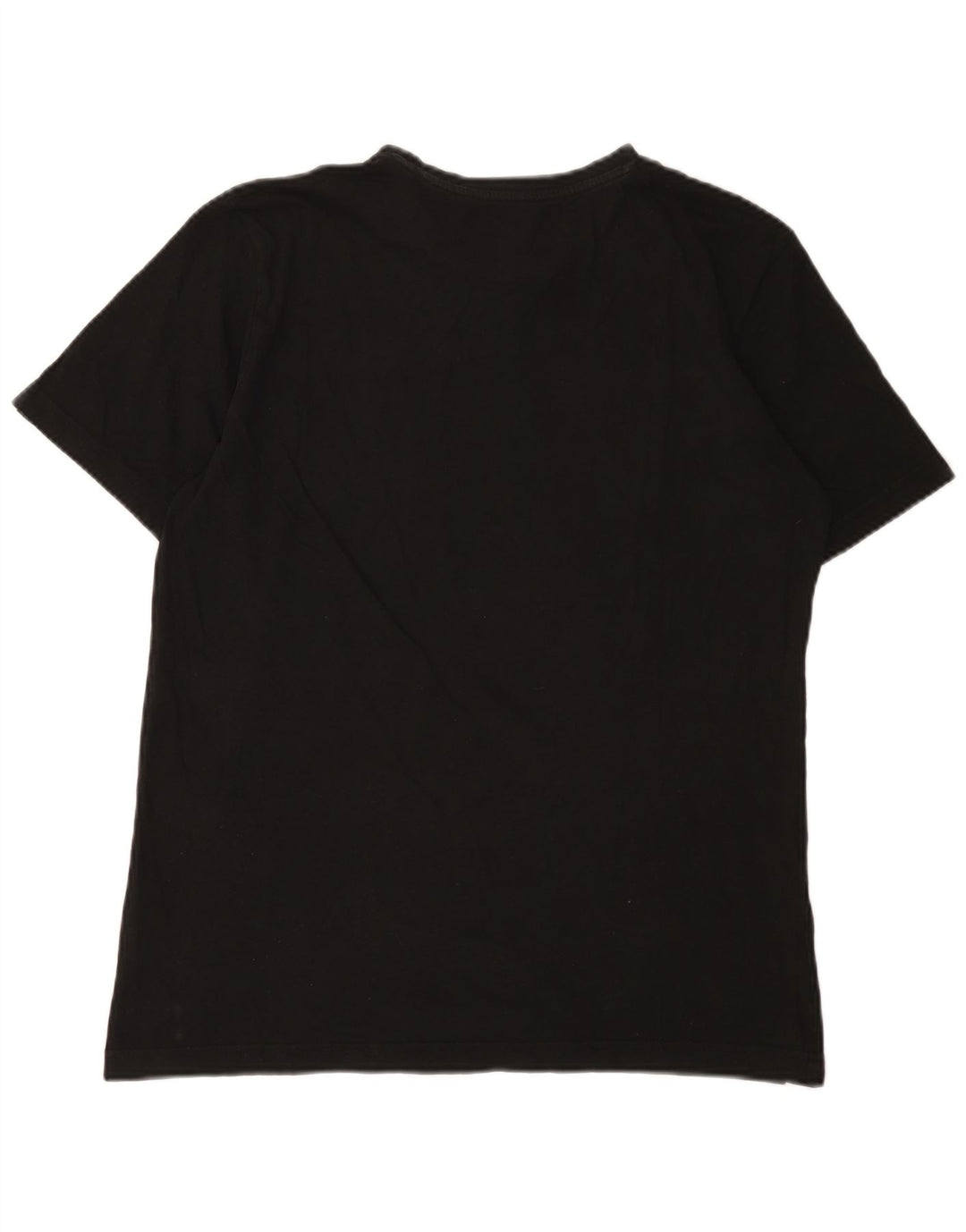Puma Camiseta gráfica para hombre Top Medium Black Cotton