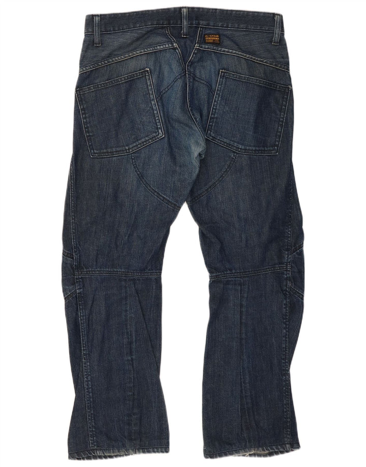 Vaqueros rectos para hombre G-Star W34 L29 Algodón azul marino