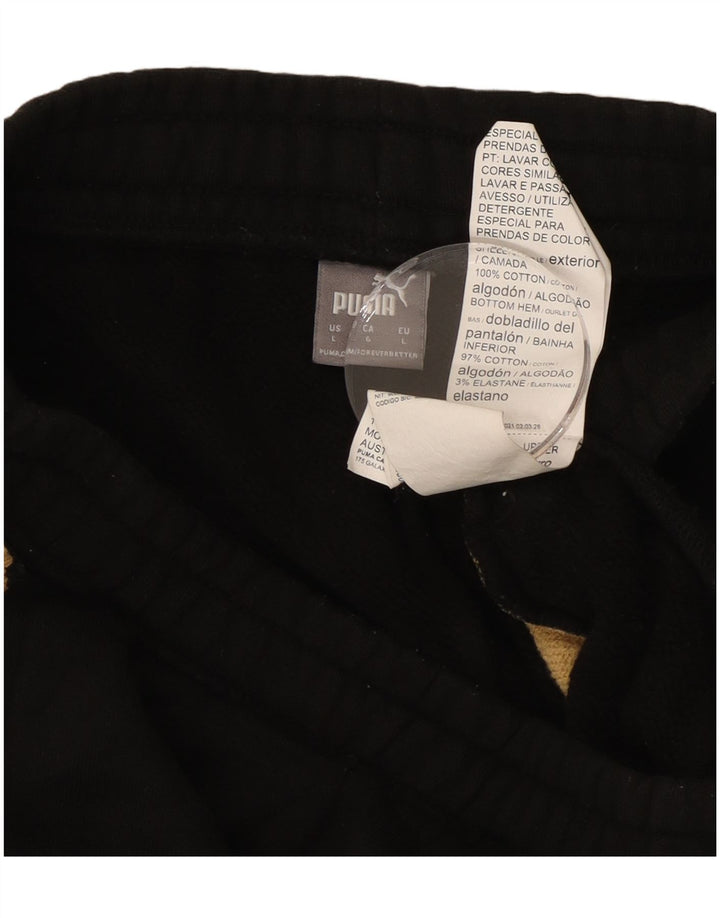 PUMA Pantalones de chándal para mujer Joggers UK 44 Large Black Animal Print