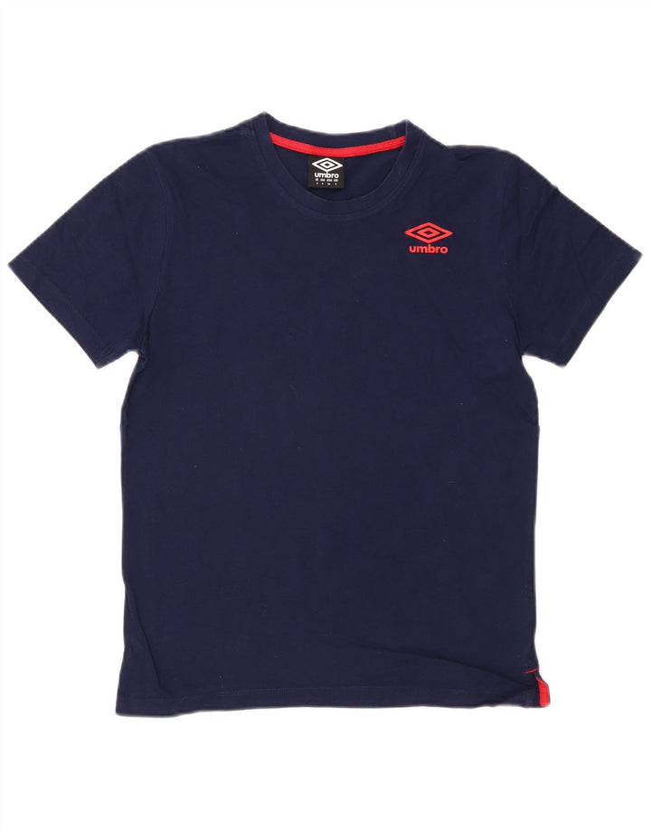 Camiseta Umbro Hombre Top Small Azul Marino Algodón
