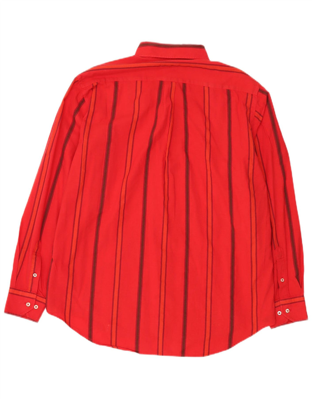 BEST COMPANY Camisa para hombre grande a rayas rojas