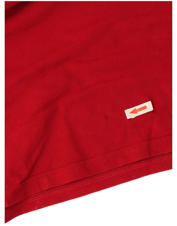 Camiseta Hollister Hombre Top Medium Rojo Algodón