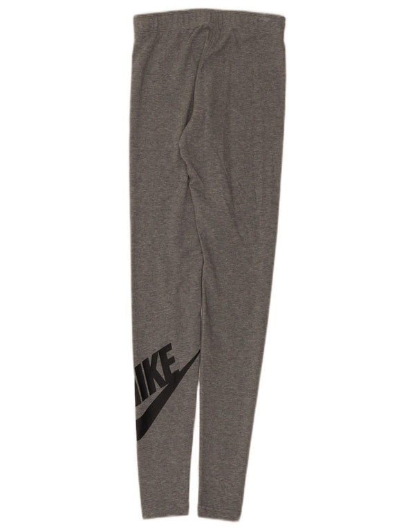 Nike Leggings gráficos para mujer UK 4 XS Gris