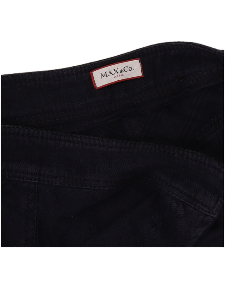 Max & Co. Falda acampanada para mujer W28 Mediana azul marino a rayas