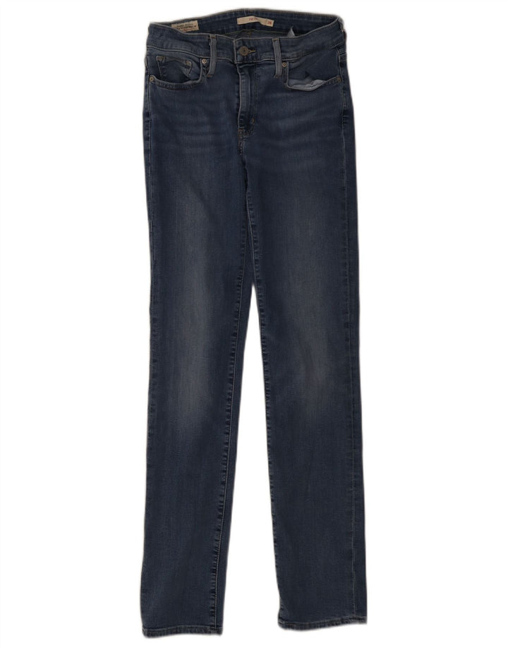 Levi's Mujer 712 Slim Jeans W28 L32 Algodón Azul