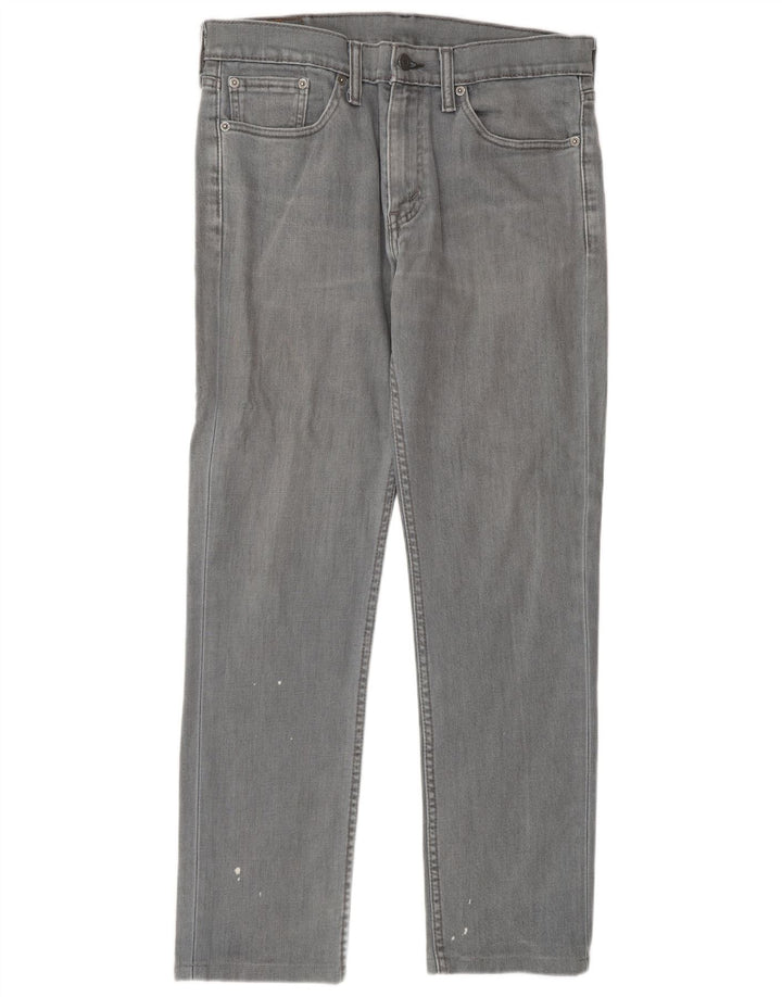 LEVI'S Mens 511 Slim Jeans W32 L32 Algodón Gris