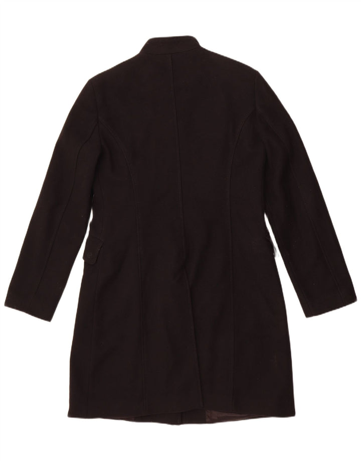 Abrigo Benetton Mujer IT 46 Grande Lana Negra