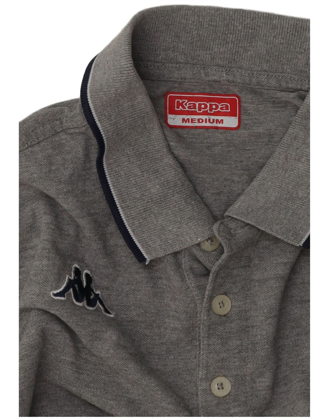 Kappa Polo para niño 13-14 años Algodón Gris Medio
