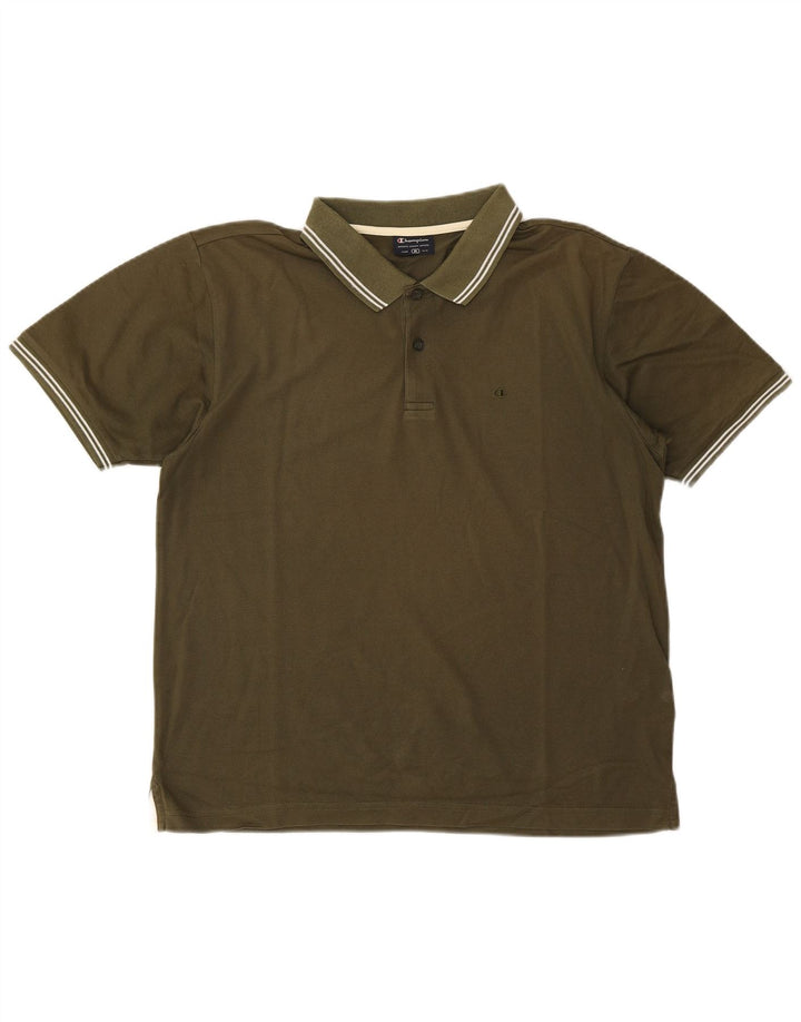 Champion Polo Hombre Algodón Verde Medio
