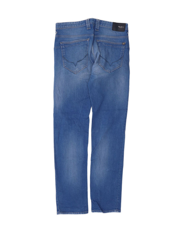 PEPE Jeans Vaqueros ajustados de corte regular para hombre W32 L34 Algodón azul