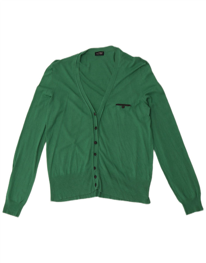 Armani Jeans - Cárdigan para mujer, talla 40, color verde medio