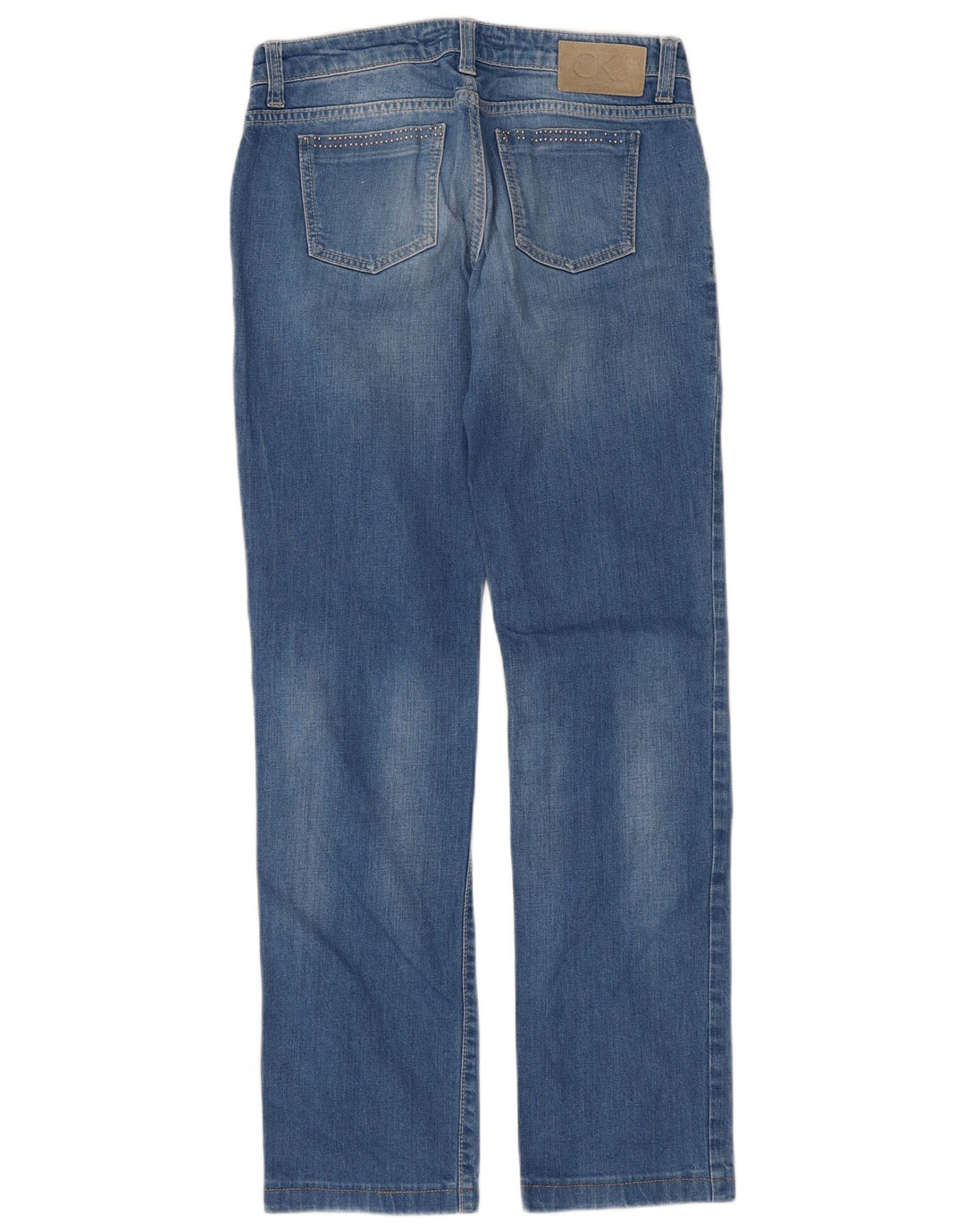 Vaqueros Rectos Calvin Klein Mujer W30 L30 Azul