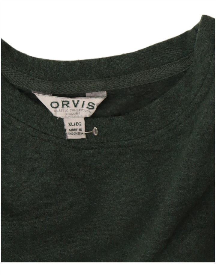 ORVIS Sudadera extragrande para mujer UK 40 XL Verde