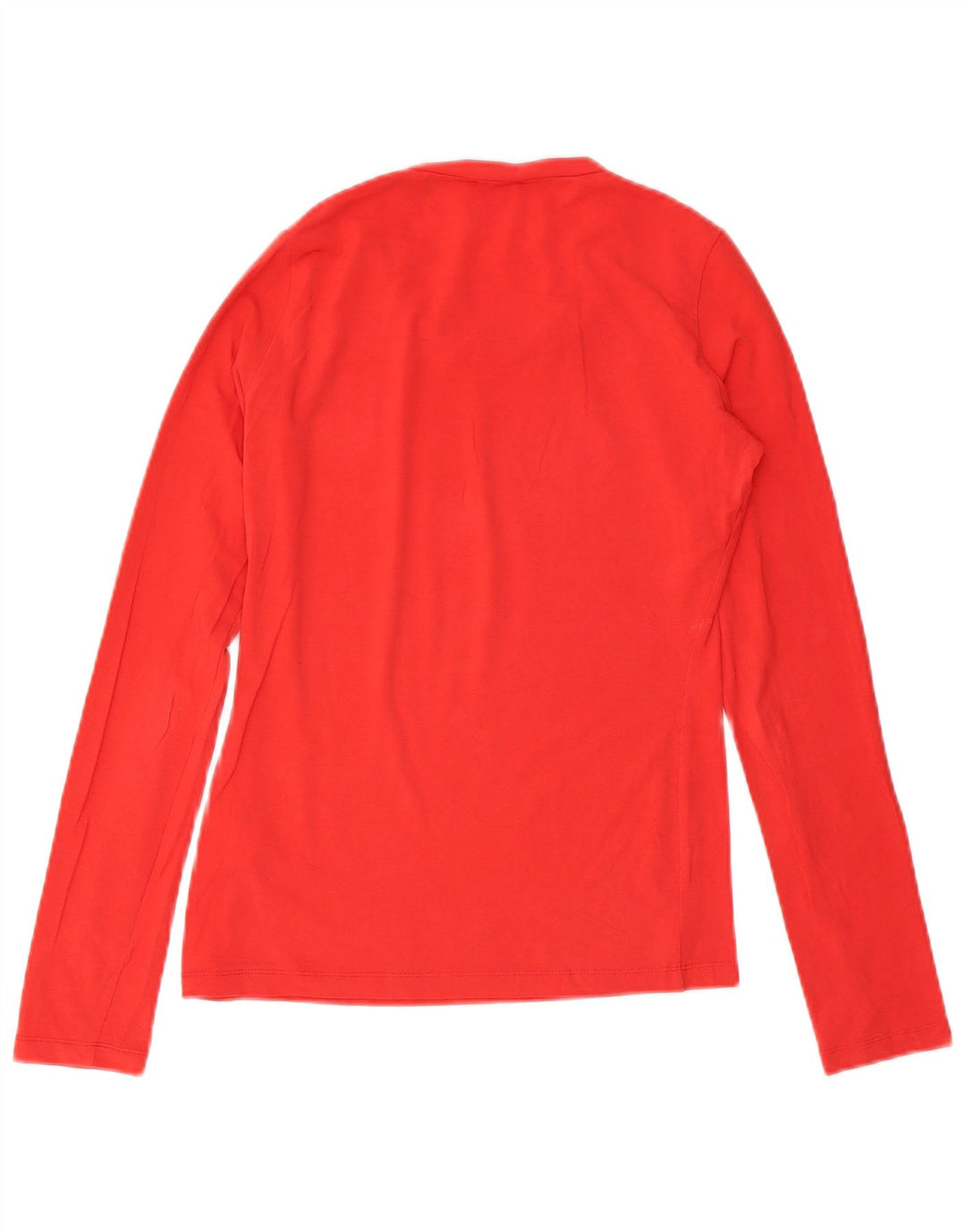 Versace Top gráfico para mujer manga larga UK 12 Algodón rojo mediano