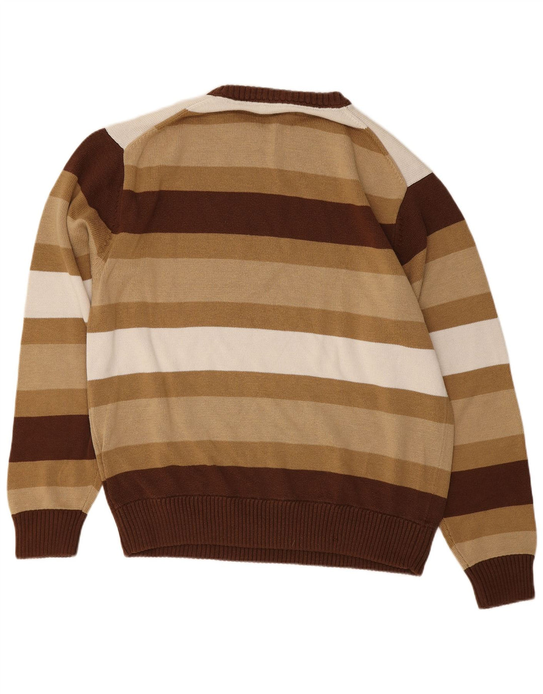 Ecko Unltd Jersey De Cuello Redondo Para Hombre De Algodón A Rayas Marrón Medio