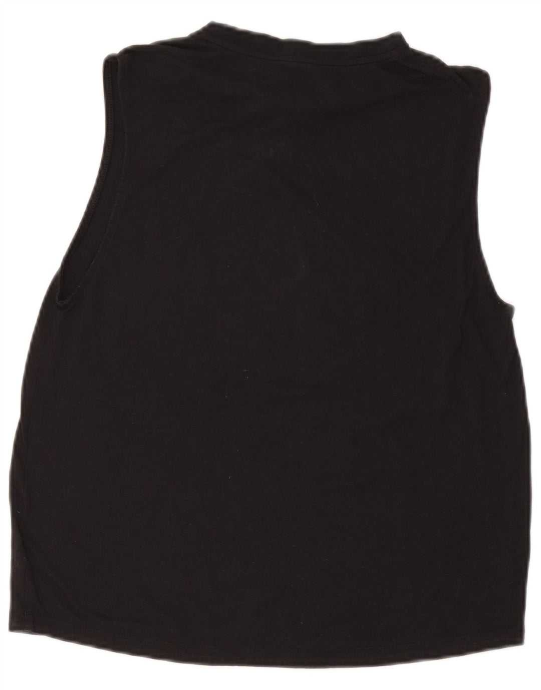 ADIDAS Camiseta gráfica para mujer Reino Unido 12/14 Mediano Negro Poliéster