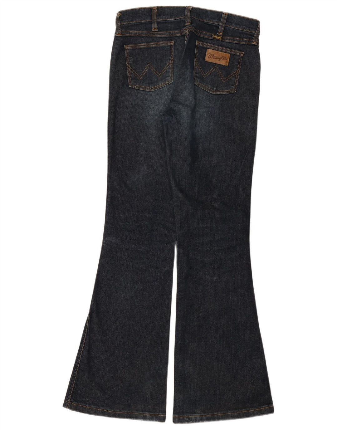 Vaqueros Wrangler Mujer Acampanados W30 L30 Azul Marino Algodón