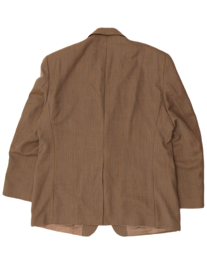 Ralph Lauren Chaqueta tipo blazer regular para hombre UK 44 2XL Marrón Espiga
