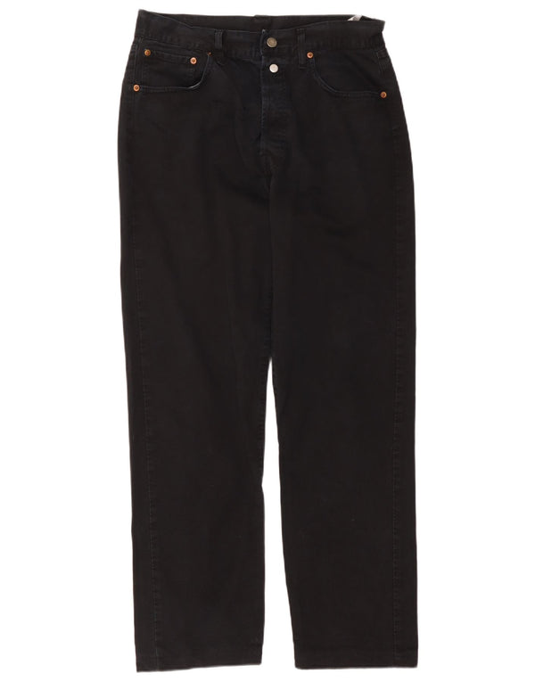 Replay Vaqueros rectos para hombre W33 L32 Algodón negro