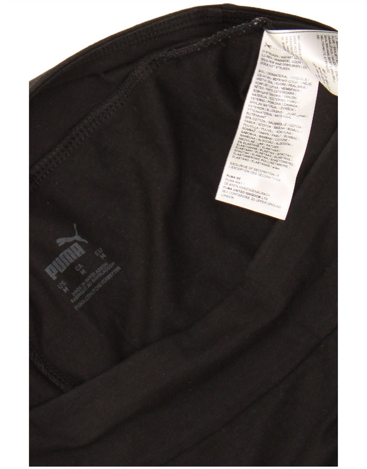 Puma Leggings para mujer Reino Unido 12 Mediano Negro Algodón
