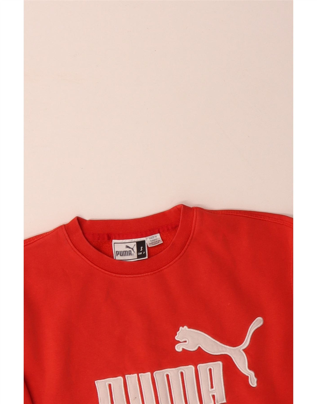 PUMA Sudadera con gráfico para Hombre Jersey pequeño de algodón Naranja