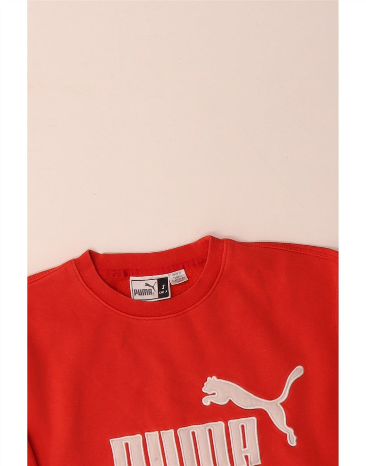 PUMA Sudadera con gráfico para Hombre Jersey pequeño de algodón Naranja