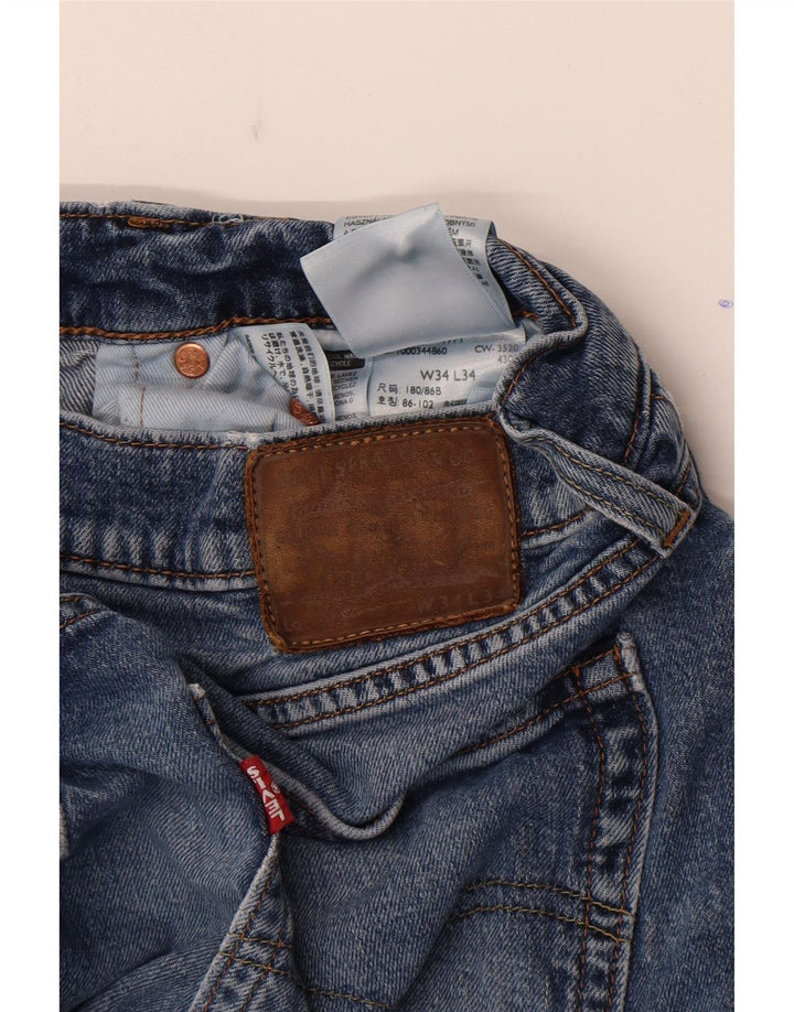 Levi's Vaqueros ajustados para hombre W34 L34 Algodón azul