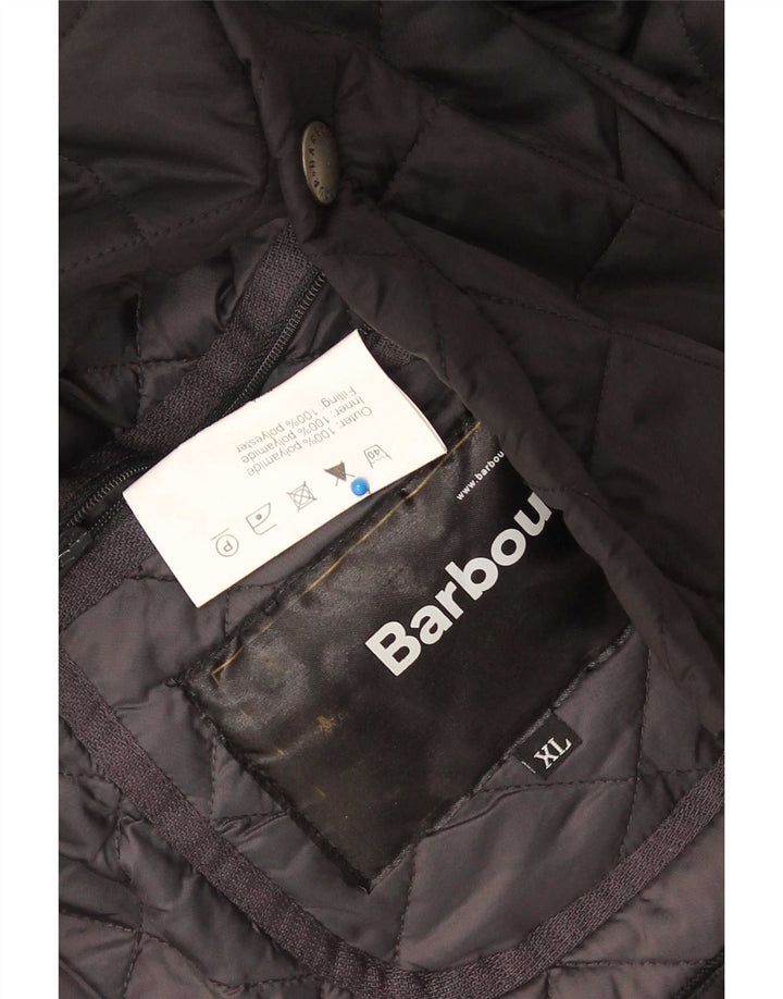 Abrigo acolchado Barbour para hombre UK 44 XL Poliamida negra