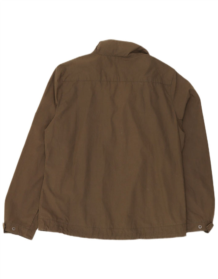JACK WOLFSKIN Chaqueta cortavientos para mujer Reino Unido 40/16 Grande Caqui Poliéster