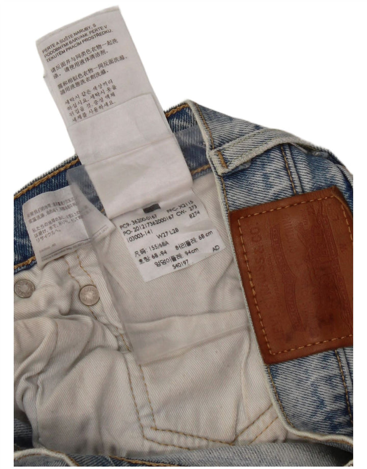 LEVI'S Vaqueros rectos para hombre W27 L28 Algodón azul