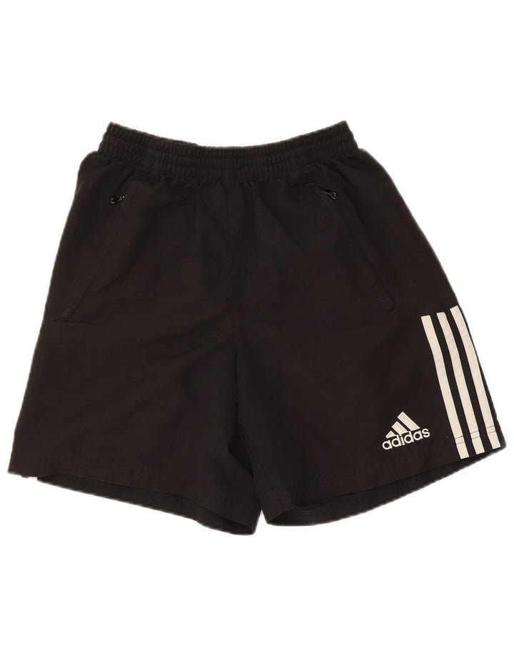 Shorts Deportivos para Mujer Adidas UK 12 Mediano Color Negro Bloque de Colores Poliéster