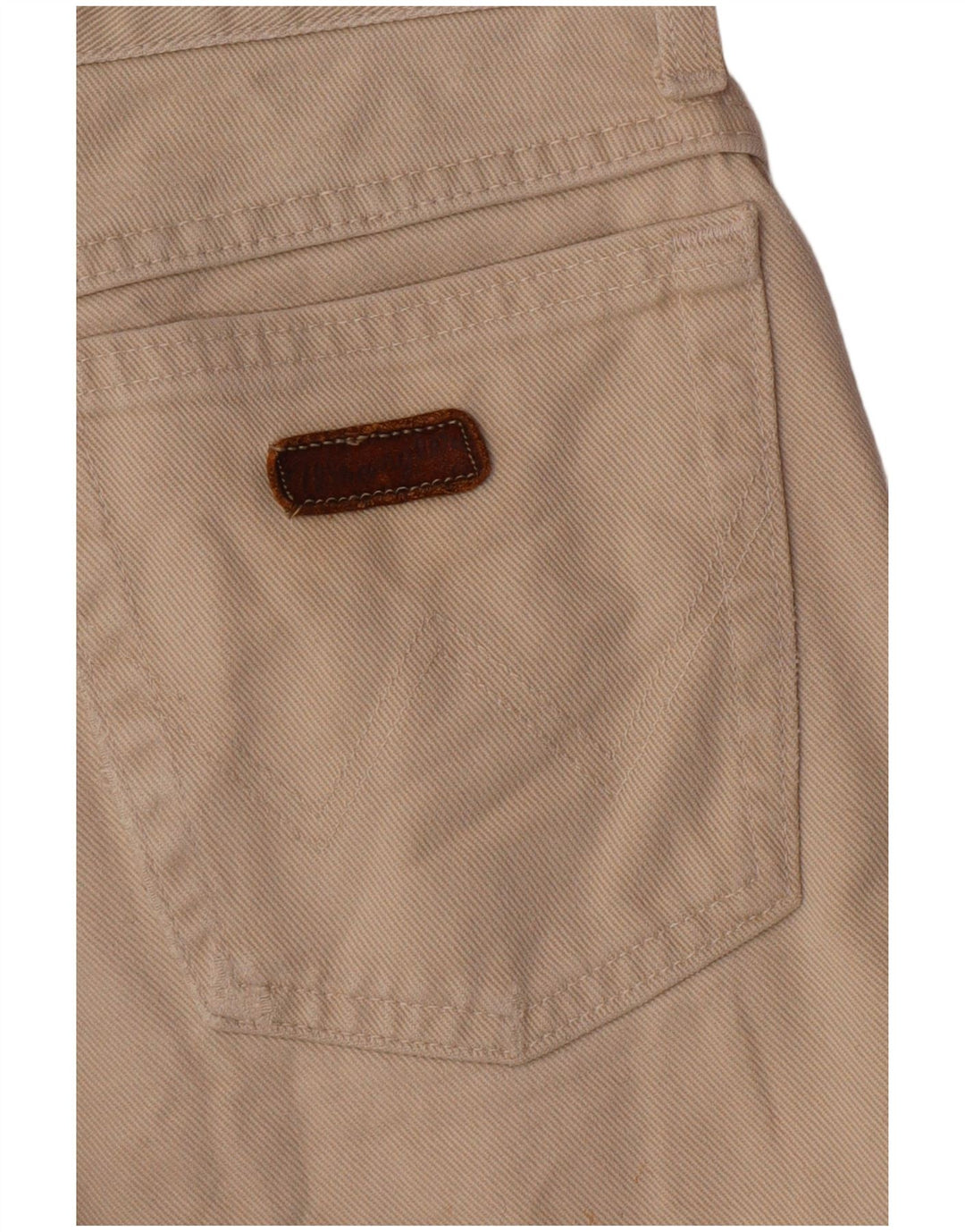 WRANGLER Womens Straight Jeans W26 L28 Beige