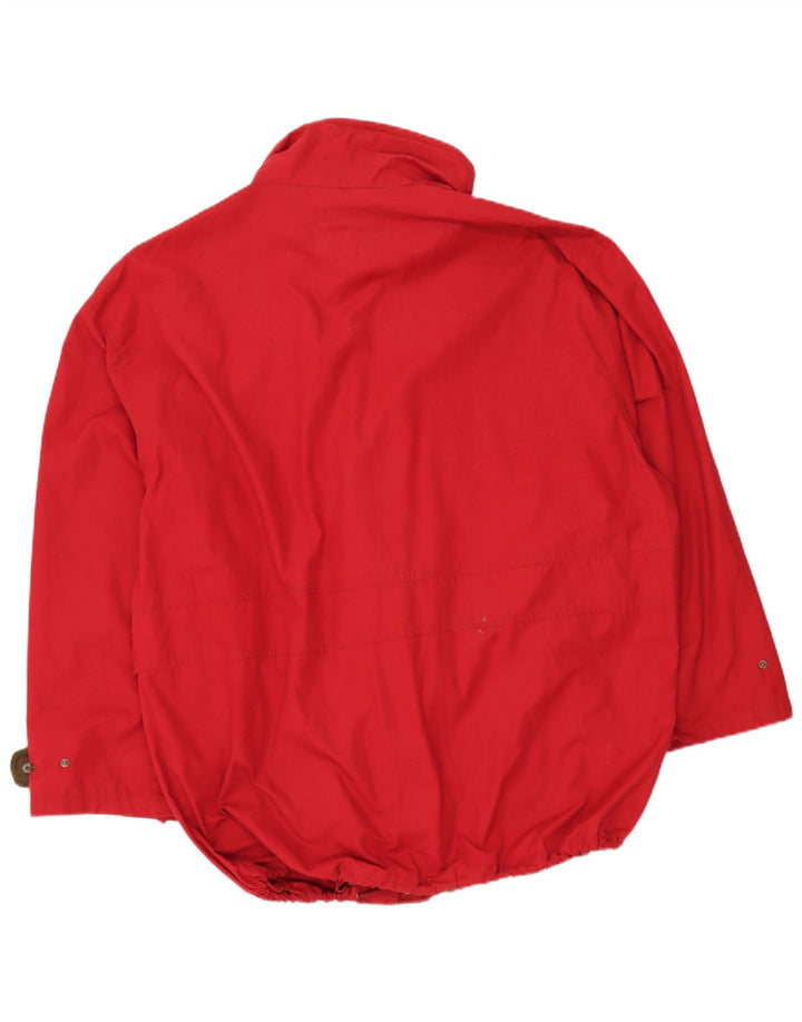 Diadora Chaqueta utilitaria extragrande para hombre ES 42 XL Poliéster rojo