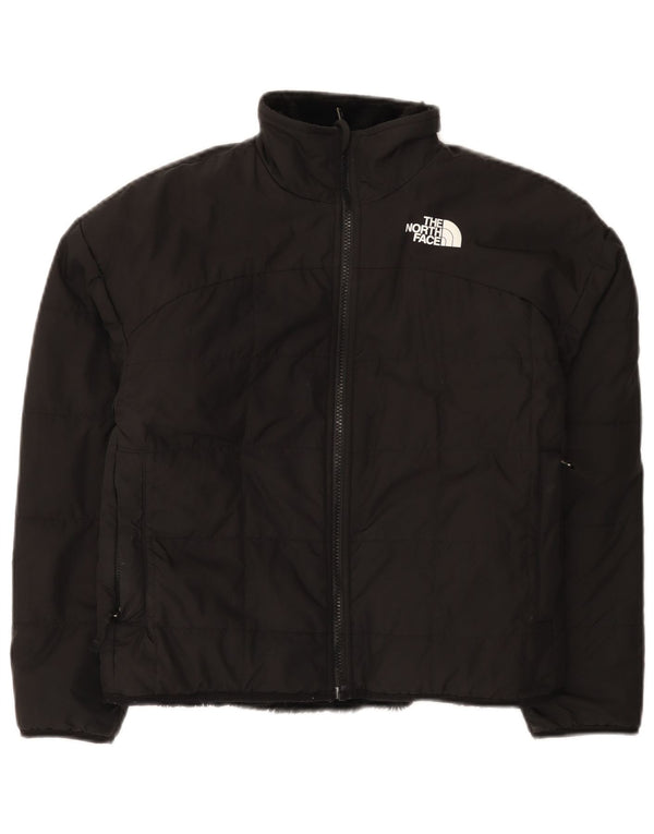 The North Face Chaqueta Acolchada Reversible para Niñas 11-12 Años Grande Negro