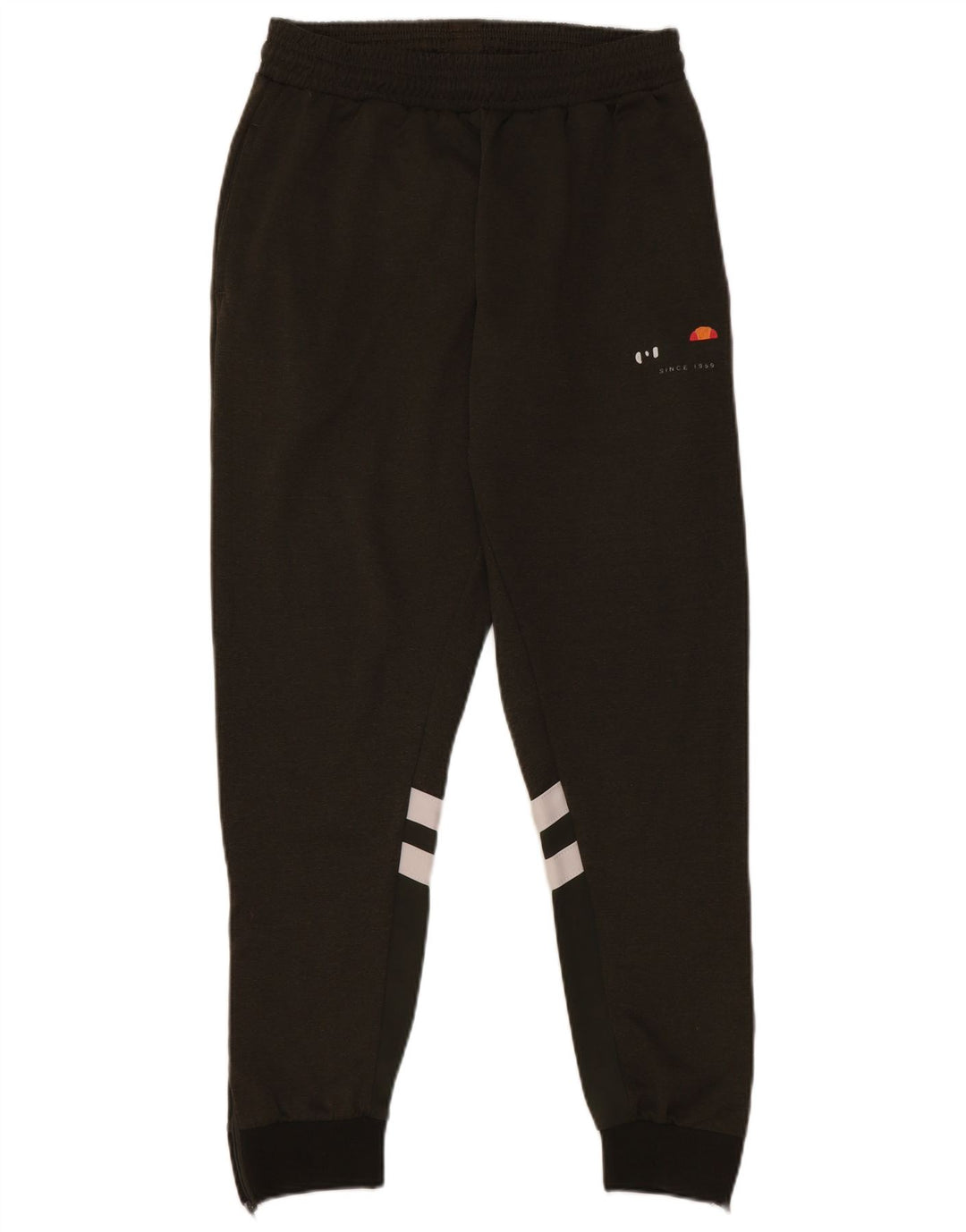 ELLESSE Hombre Pantalones De Chándal Joggers Small Caqui Colorblock Poliéster