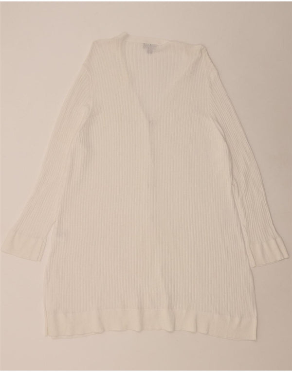 Marks & Spencer Suéter Cárdigan Largo Autograph para Mujer UK 20 2XL Blanco