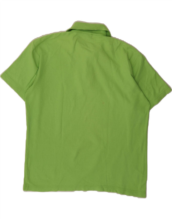 DIADORA Mens Polo Shirt IT 48 Medium Green Cotton Vintage Diadora and Second-Hand Diadora from Messina Hembry 