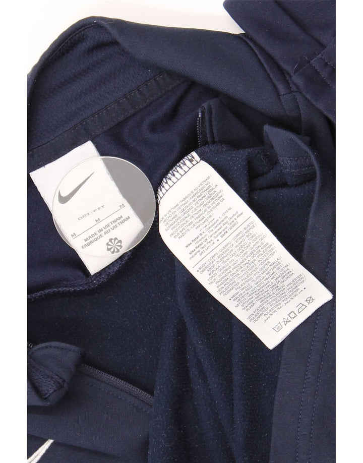 Camiseta de chándal Nike Dri Fit para hombre con bloques de color azul marino mediano