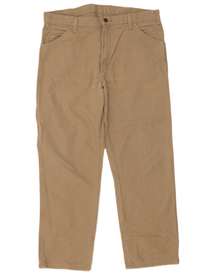 Dickies Pantalones cargo de ajuste relajado para hombre W36 L30 Beige