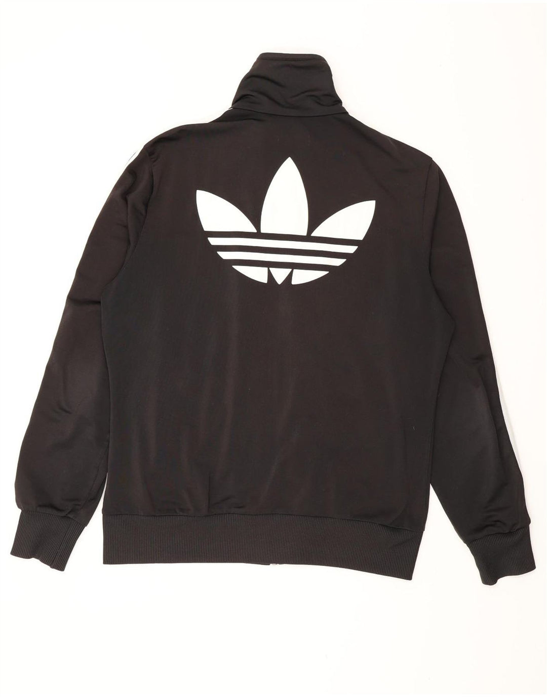 Adidas Chaqueta superior de chándal gráfico para mujer EU 46 Grande Poliéster negro