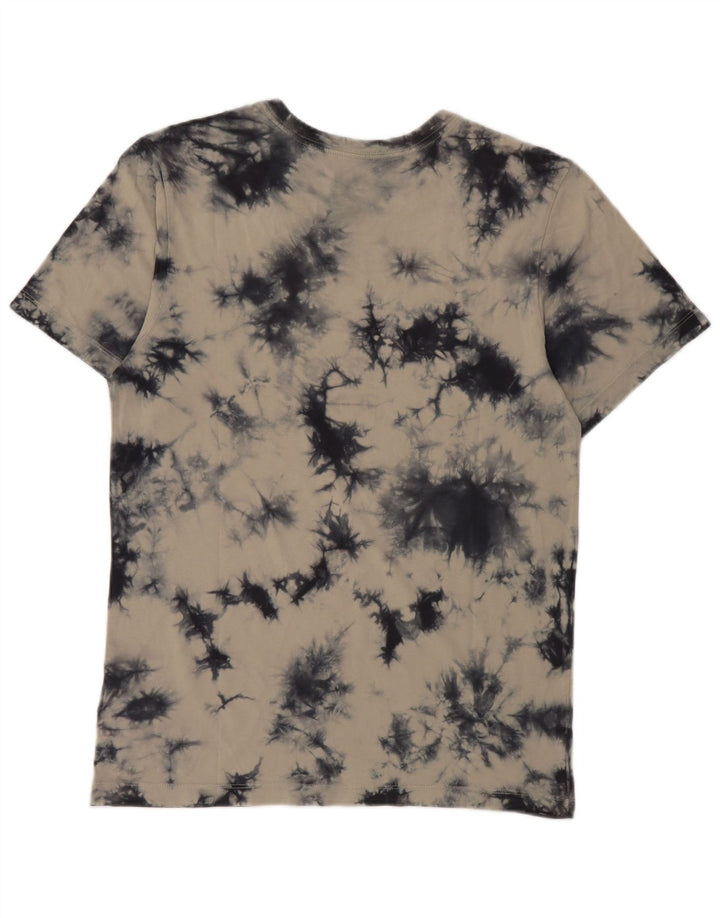 Jordan - Camiseta gráfica para hombre, parte superior pequeña, algodón teñido anudado gris