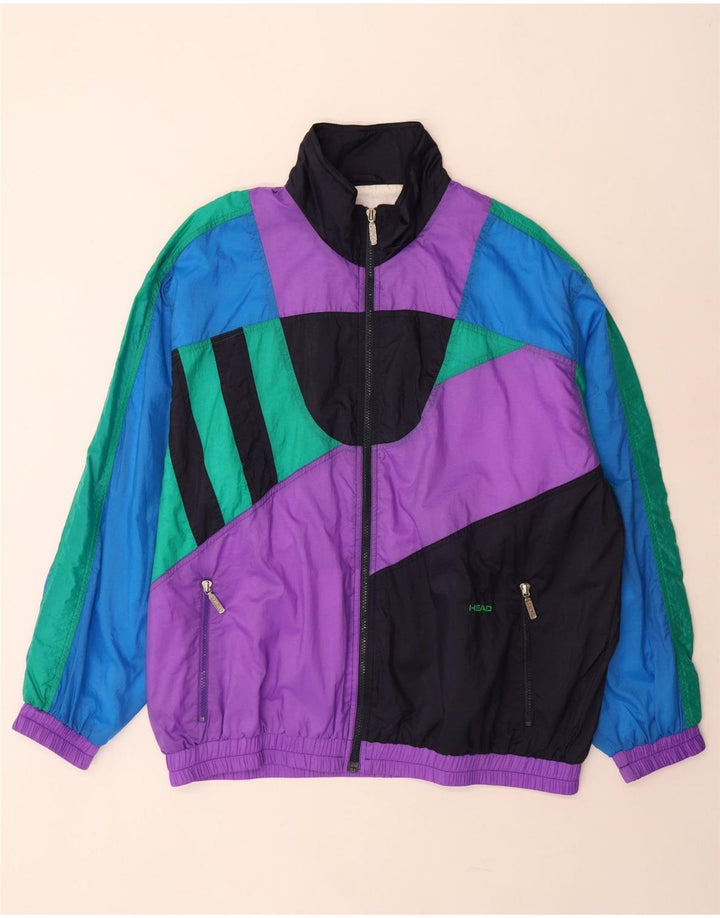 HEAD Chaqueta de chándal para hombre IT 56 2XL Multicolor Colorblock