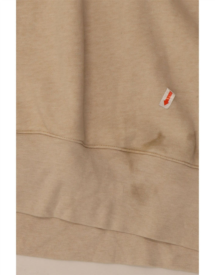 ADIDAS Jersey con capucha para hombre, tamaño grande, algodón beige