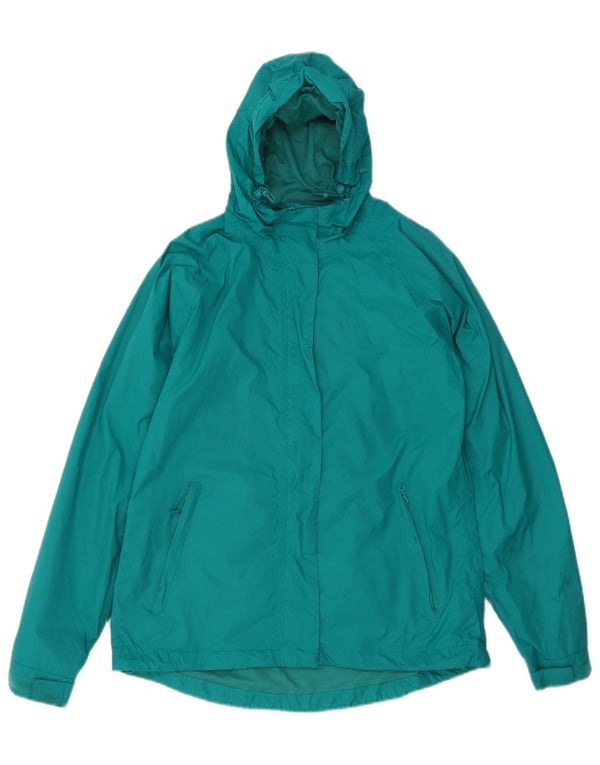 MOUNTAIN WAREHOUSE Chaqueta impermeable con capucha para mujer UK 10 Small Turquesa