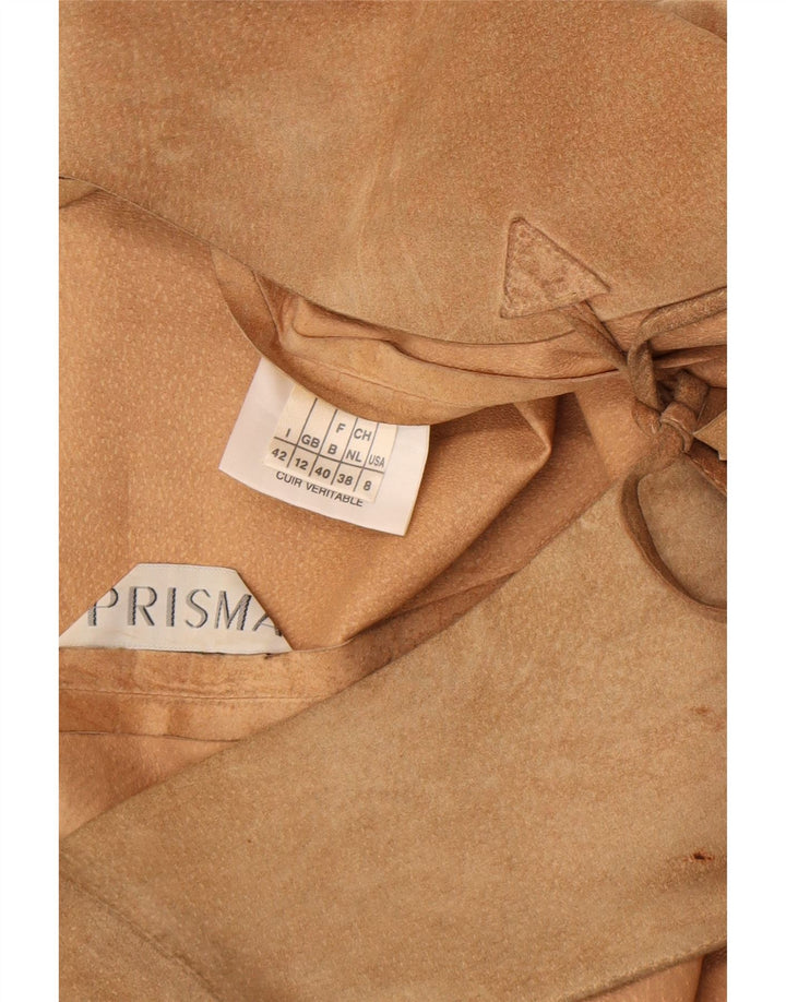 Prisma Chaleco de ante para mujer UK 42 Cuero marrón medio