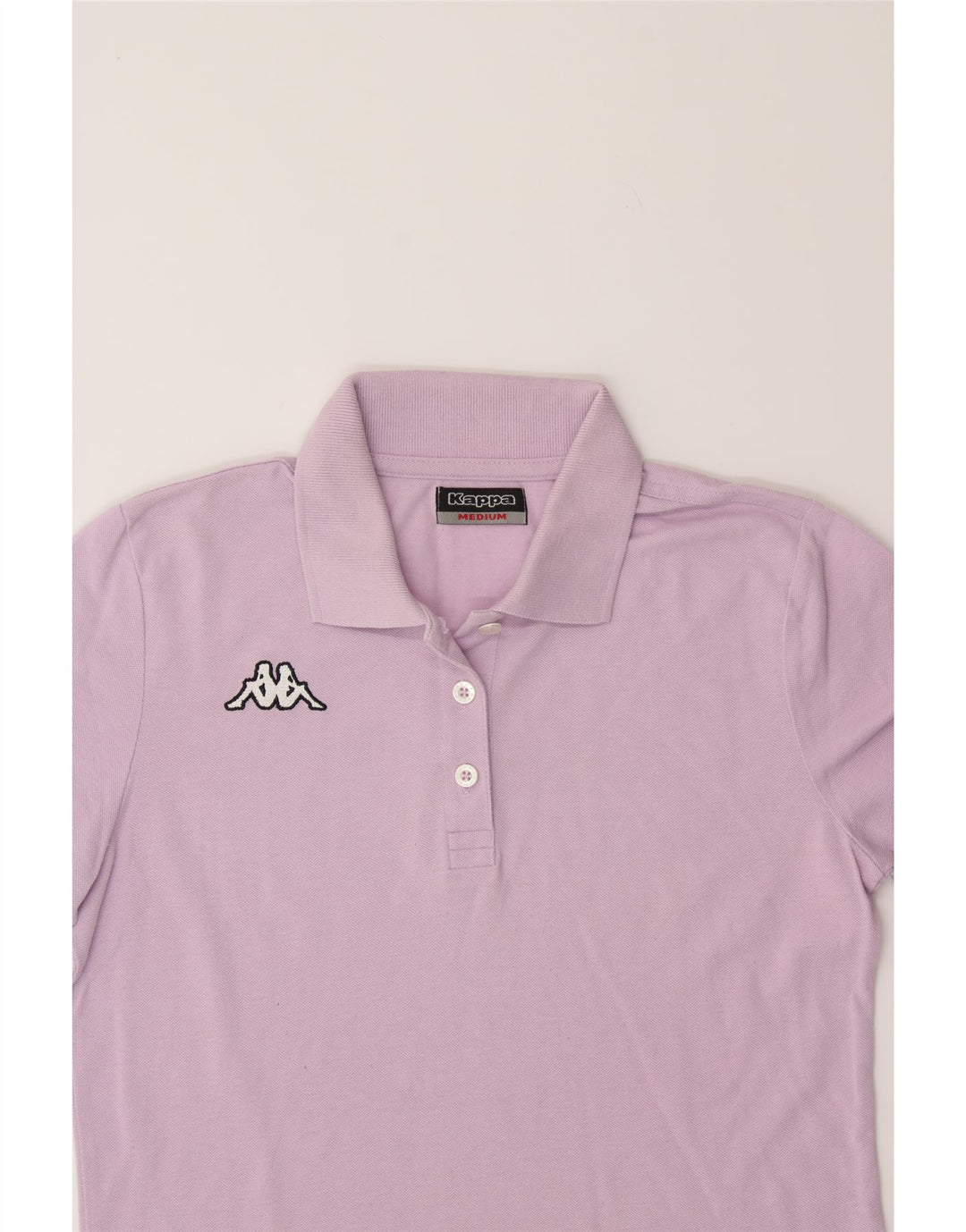 KAPPA Womens Polo Shirt UK 12 Medium Purple Cotton Vintage Kappa and Second-Hand Kappa from Messina Hembry 