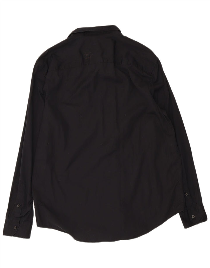 Camisa CALVIN KLEIN Hombre Mediana Negro Algodón