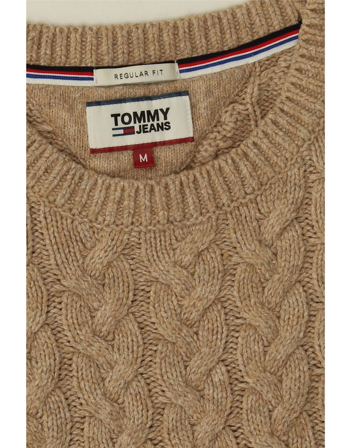 Tommy Hilfiger Jersey Regular Fit con Cuello Redondo para Hombre Beige Medio
